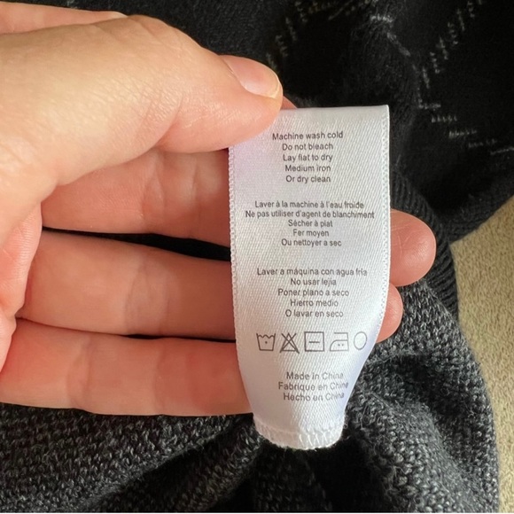 New Lunya Cozy cotton silk pullover immersed black size M C5 - Picture 6 of 6